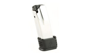 Handgun magazine with extended base plate