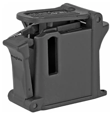 Black magazine speed loader, compact design