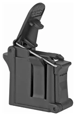 Black magazine speed loader with open cover