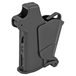 Black firearm magazine loader device