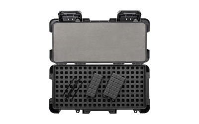 Open hard case with foam and accessories