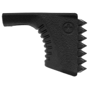 Black meat tenderizer with spiked edge