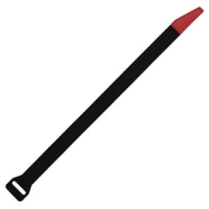 Black and red fire poker tool