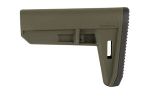 Olive drab pistol stabilizing brace side view