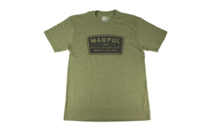 Olive green Magpul T-shirt with black logo