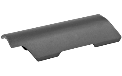 Black rubber rail cover panel for firearms