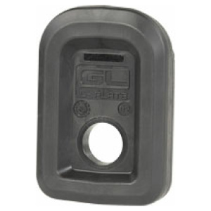 Rubber cover with hole and logo design.