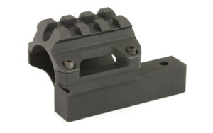 Black metal Picatinny rail scope mount