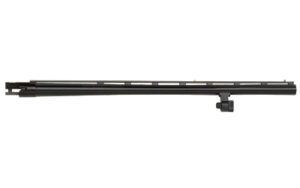 Black shotgun barrel with sight