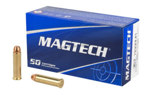 Magtech ammunition box with two cartridges
