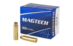 Box of Magtech ammunition with two cartridges
