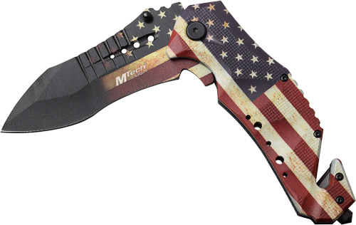 American flag themed folding knife by MTech.