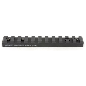 Midwest Industries rail mount, black, USA made.