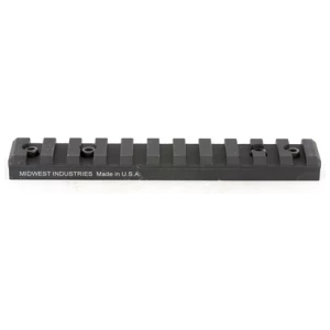 Midwest Industries rail mount, black, USA made.