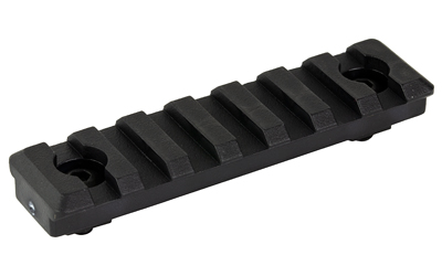 Black Picatinny rail mount segment
