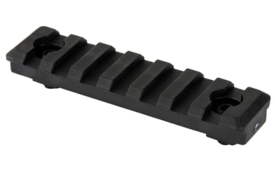 Black Picatinny rail mount segment