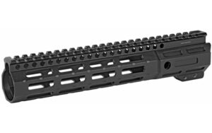 Black rifle handguard with rail system