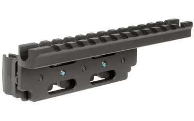 Black metal Picatinny rail scope mount