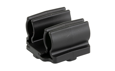 Black plastic rifle magazine holder clip