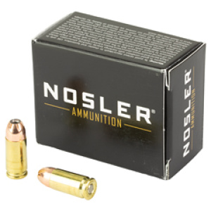 Nosler ASP Suppressor Ready Handgun Ammunition 9mm Luger 147gr JHP 950 fps 20/ct
