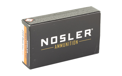 Black Nosler Ammunition box with logo