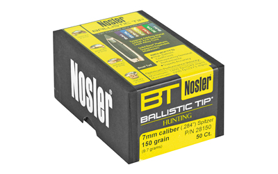 Nosler 7mm ballistic tip hunting ammunition box