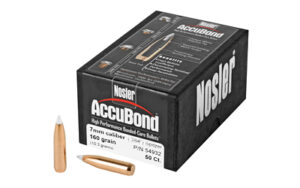 Nosler AccuBond 7mm 140gr rifle bullets box