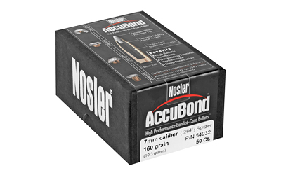 Nosler AccuBond 7mm 160 grain ammo box