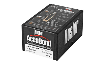 Nosler AccuBond 7mm 160 grain ammunition box