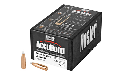 NOSLER BULLETS 6MM .243 - 90GR ACCUBOND 50CT