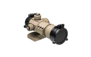 Tan tactical red dot sight optic