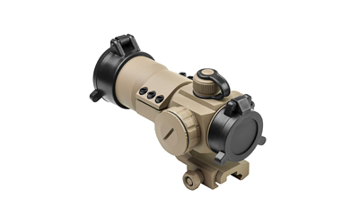 Tan tactical red dot sight optic