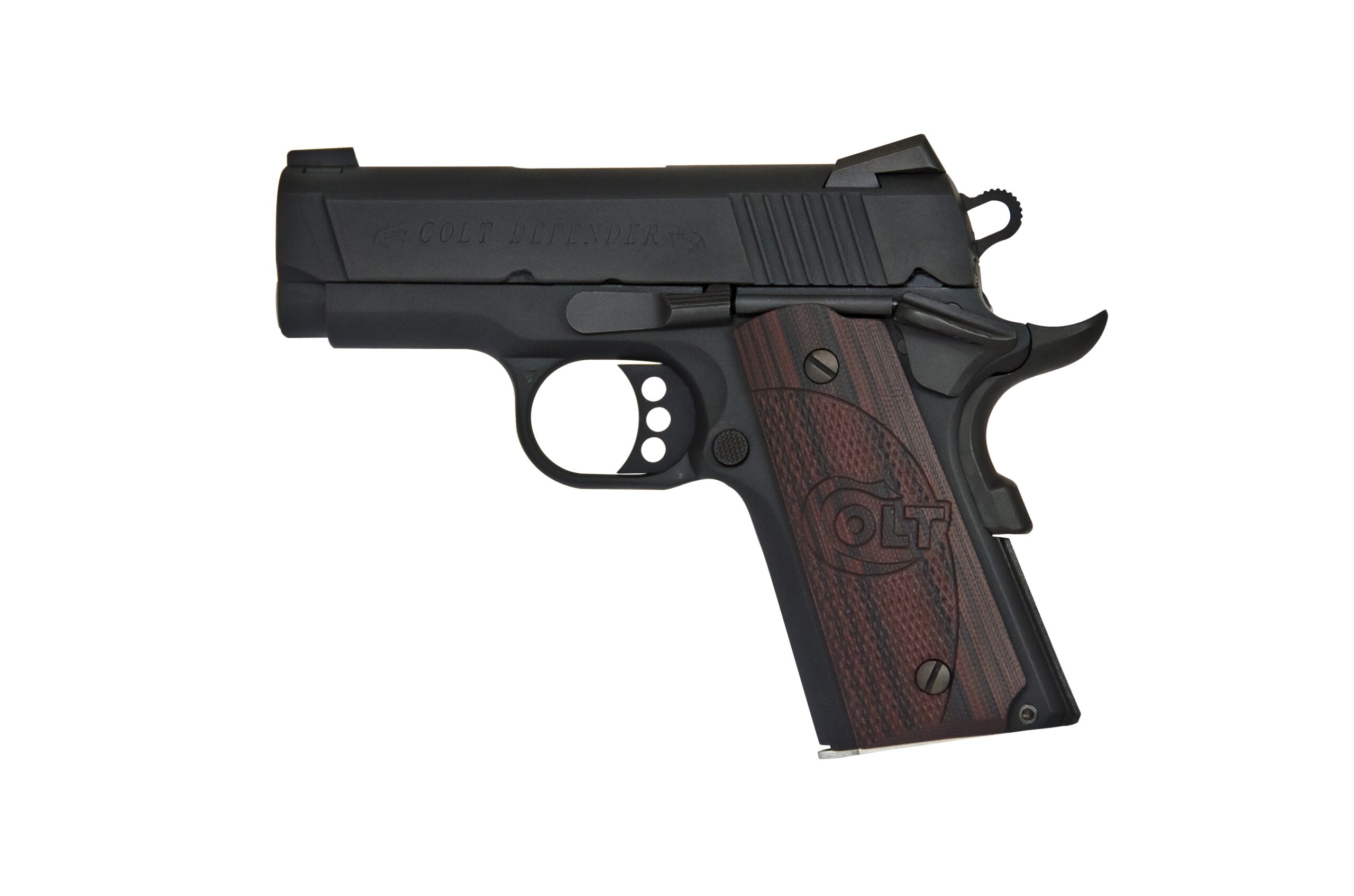 COLT DEFENDER 9MM 3" 7RD - ANODIZE BLUED G10 GRIPS