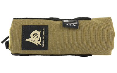 Olive green ODIN Works zippered accessory pouch
