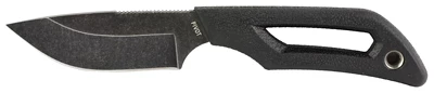 Black handled fixed blade knife