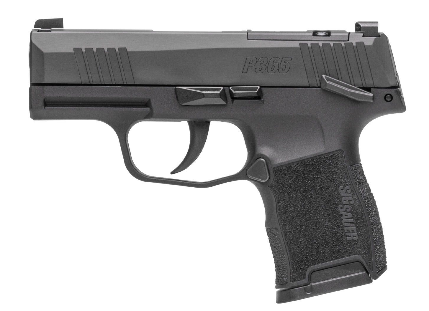 Sig Sauer P365 Handgun 9mm Luger 10rd Magazine (2) 3.1" Barrel Black Night Sights Manual Safety Compact SIG-LOC Footprint- CA Compliant