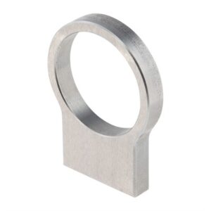 Metal finger knife with rectangular base