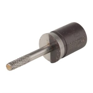 Carbide deburring tool for metalwork precision cleaning.