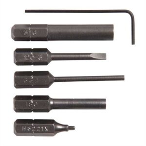 Hex wrenches and screwdriver bits set