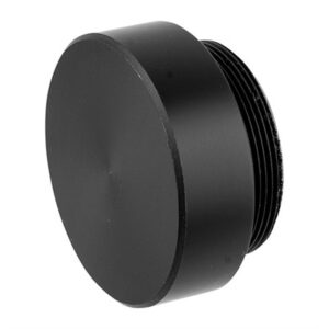 Black threaded end cap for industrial use