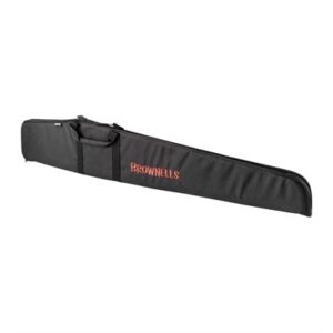Black rifle case with handles and zipper.