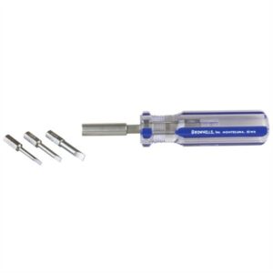 Interchangeable screwdriver with multiple bits