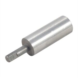 Metal alignment tool with hexagonal shaft.