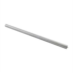 Metal rod on white background