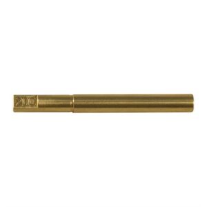 Gold metal tool with engraved symbols