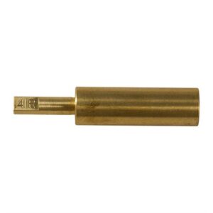 Gold cylinder tool with square tip