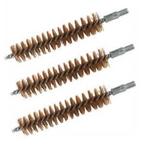 Three spiral wire brushes for cleaning.