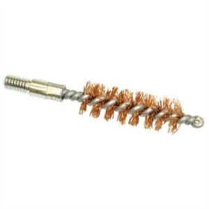 Copper gun cleaning brush close-up