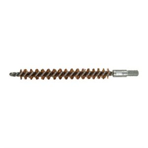 Bronze bore brush for cleaning gun barrels.
