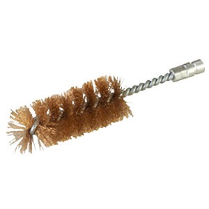Brown spiral wire cleaning brush tool